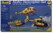 3x helicopter set